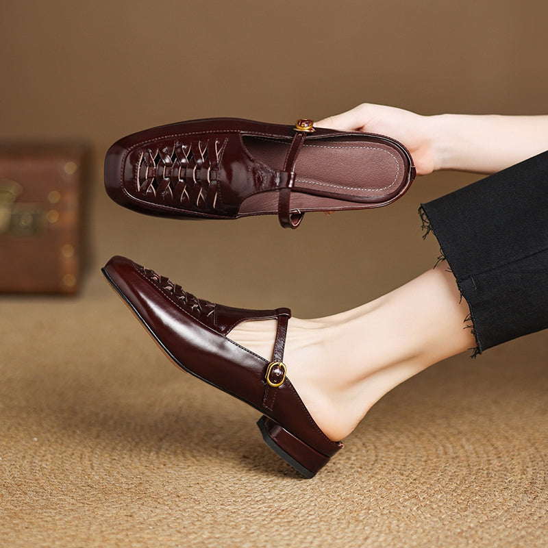 Elya | Mule in Pelle Vera