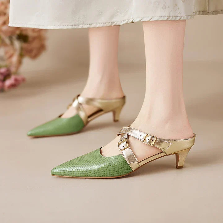 Zelle | Mules in Pelle Vera