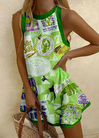 Imani | Mini Dress Bohemian Print