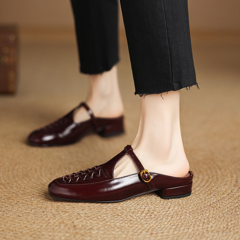 Elya | Mule in Pelle Vera