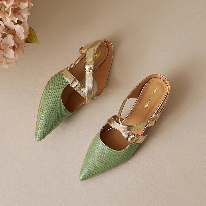 Zelle | Mules in Pelle Vera