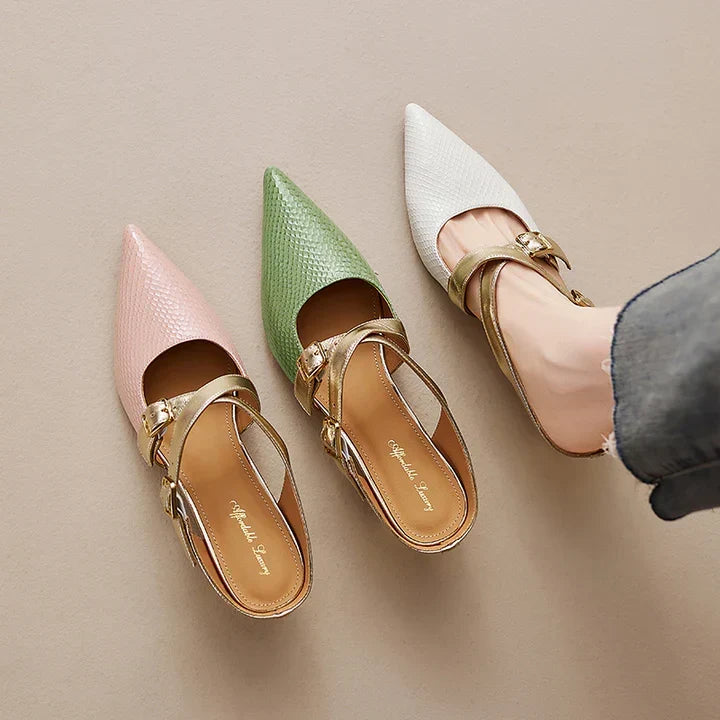 Zelle | Mules in Pelle Vera