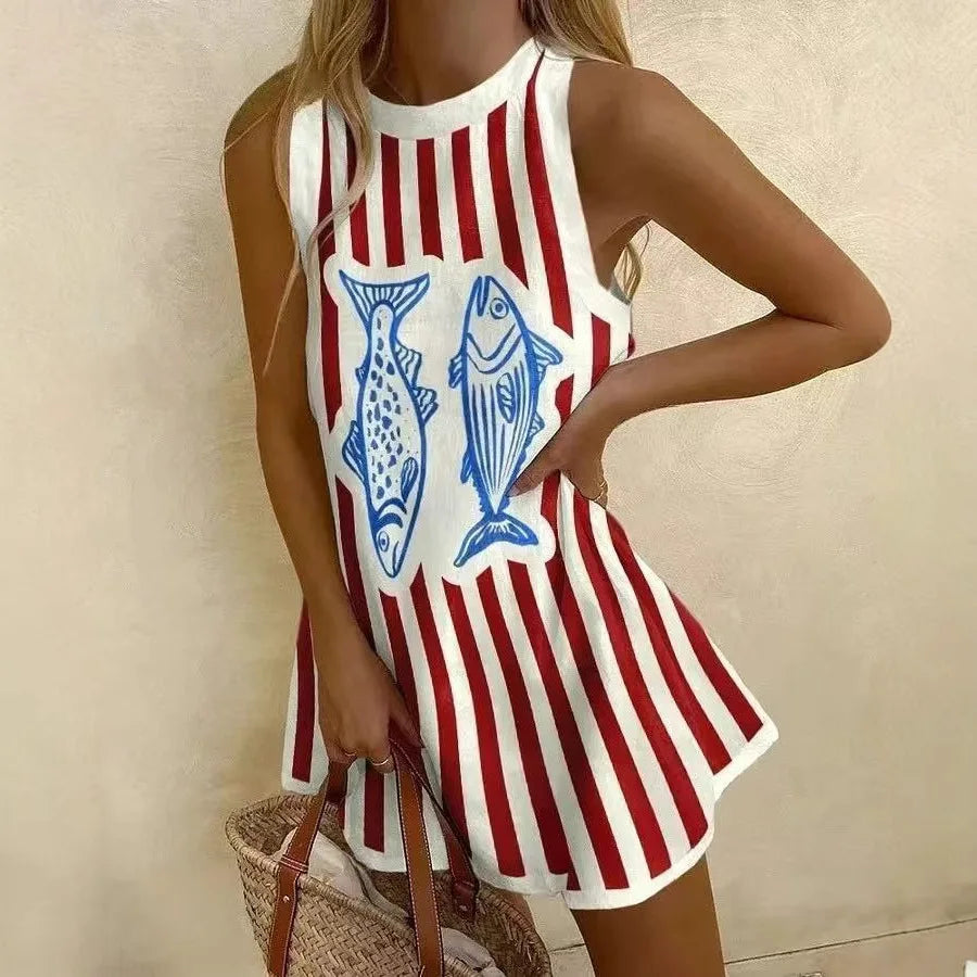 Marisol | Bohemian Print Mini Dress