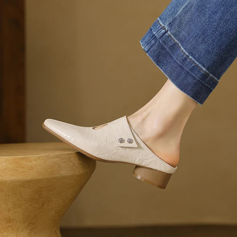 Agnit | Mule in Pelle Vera