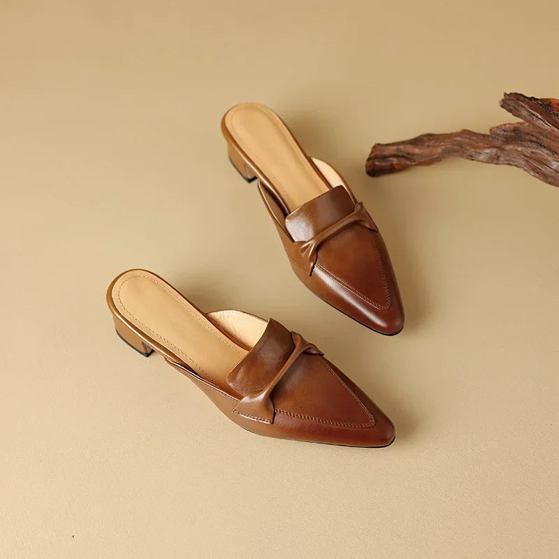 Alaya | Mule in Pelle Vera