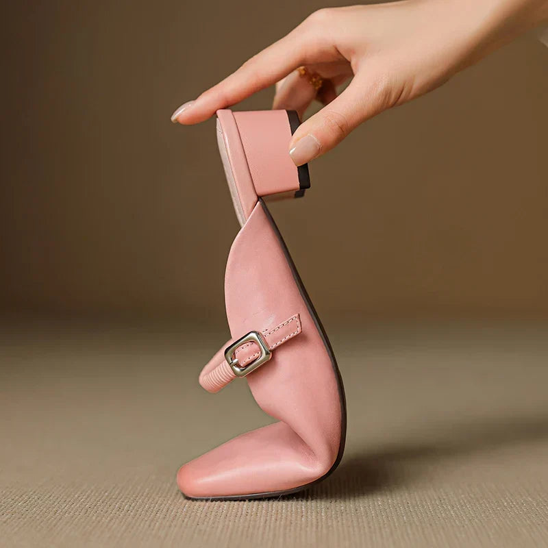 Kera | Mules Mary Jane in Pelle Vera