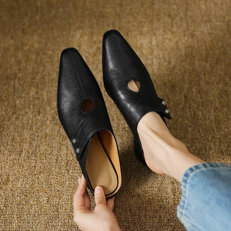 Agnit | Mule in Pelle Vera