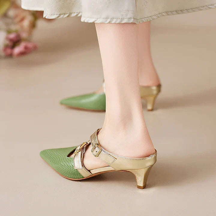 Zelle | Mules in Pelle Vera