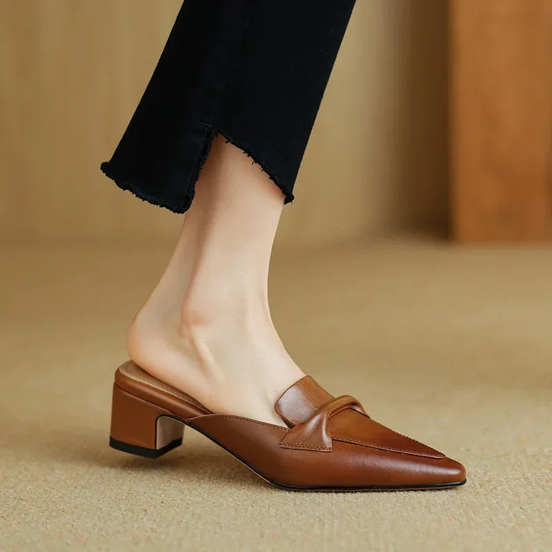 Alaya | Mule in Pelle Vera
