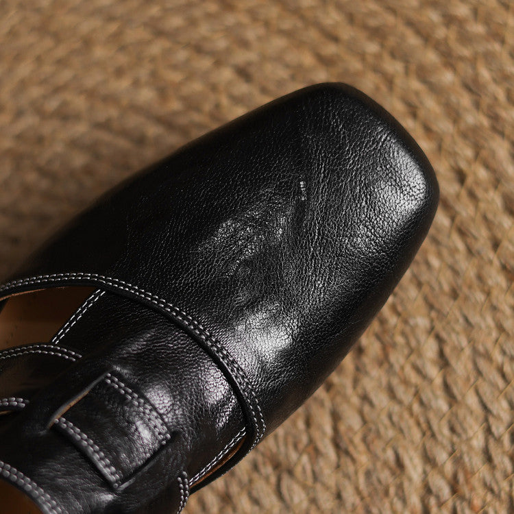 Mule in vera pelle Ivora
