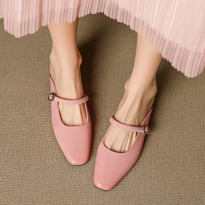 Kera | Mules Mary Jane in Pelle Vera