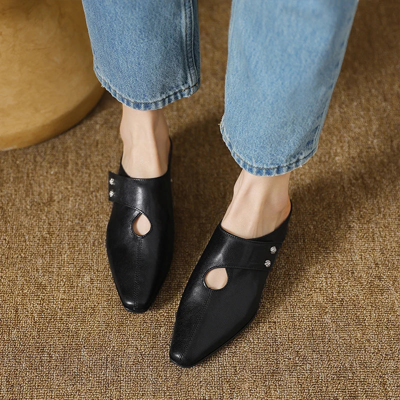 Agnit | Mule in Pelle Vera