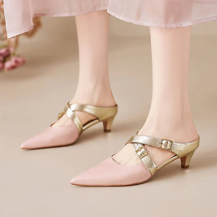 Zelle | Mules in Pelle Vera