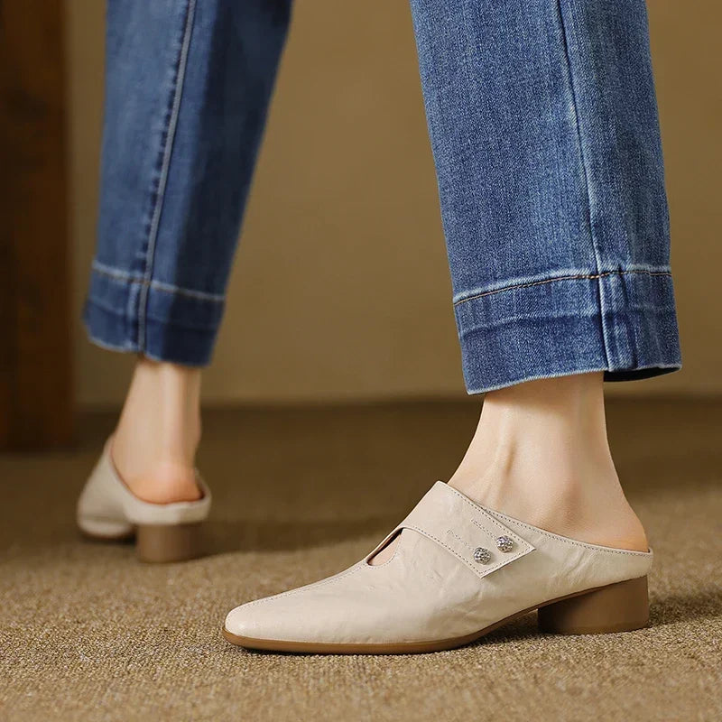 Agnit | Mule in Pelle Vera