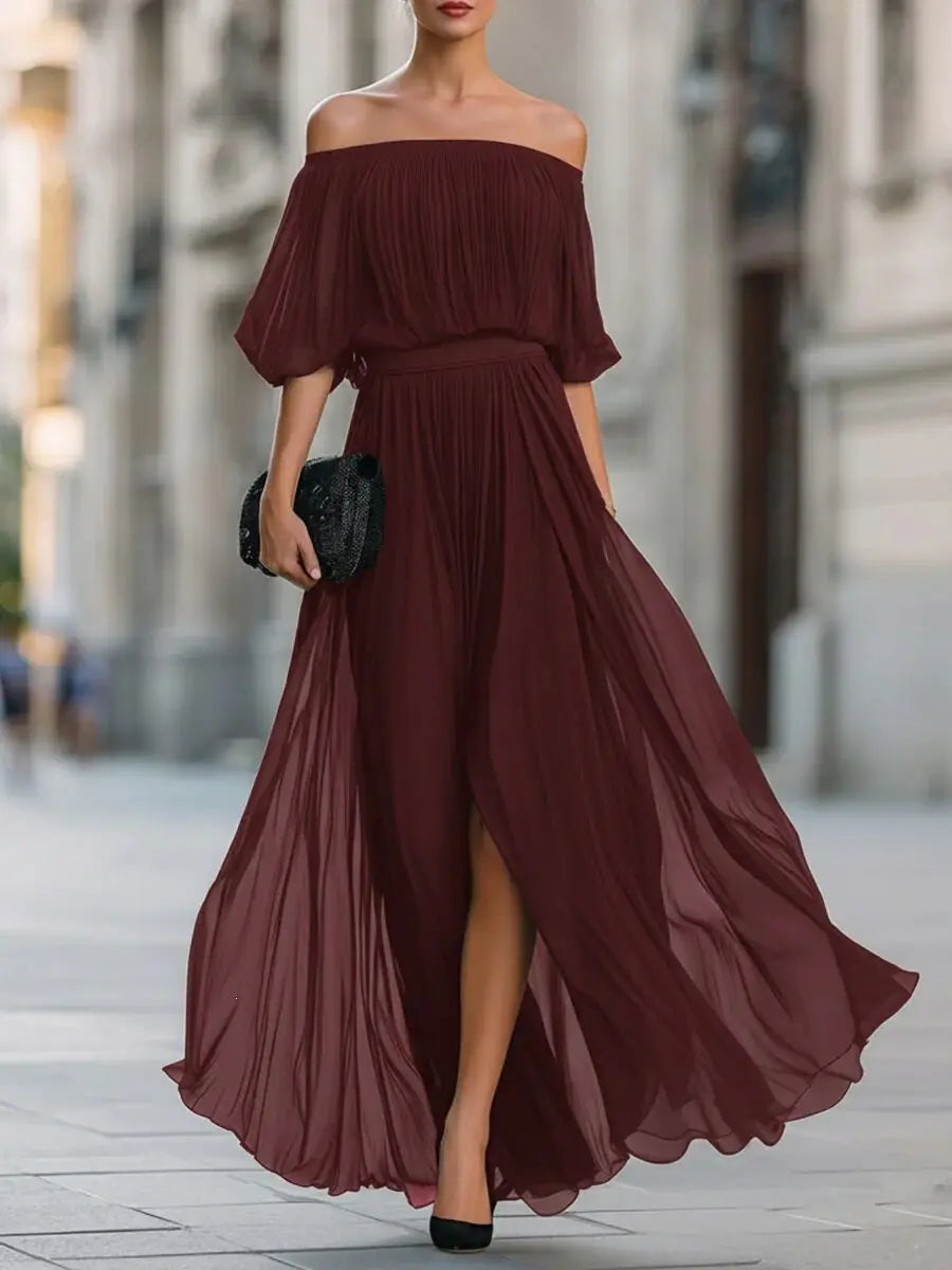 Vivienne™ | Abito in Chiffon Senza Tempo