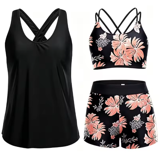 Monica | Set Tankini Flattering a 3 Pezzi