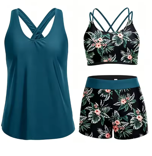 Monica | Set Tankini Flattering a 3 Pezzi