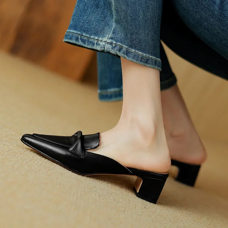 Alaya | Mule in Pelle Vera