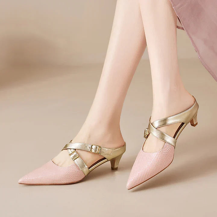 Zelle | Mules in Pelle Vera