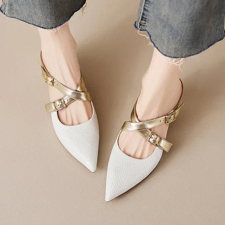 Zelle | Mules in Pelle Vera