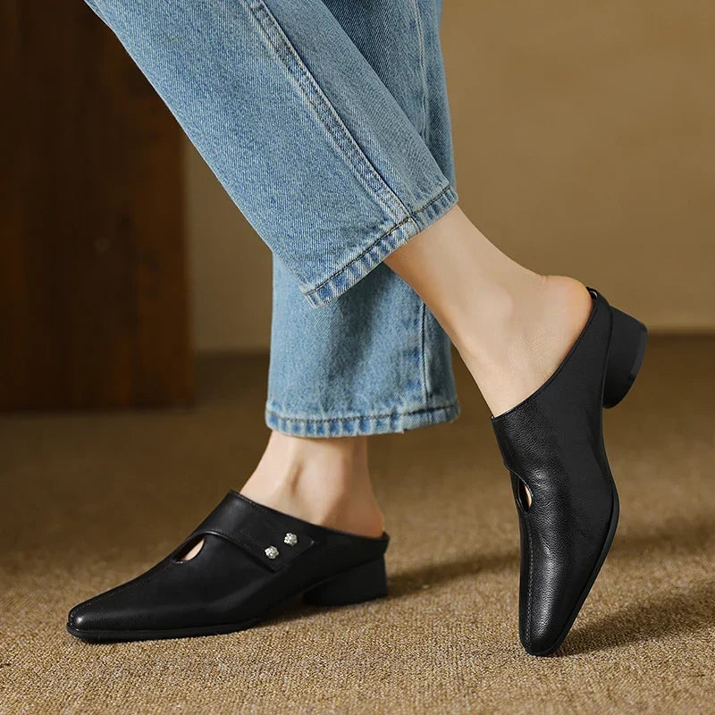 Agnit | Mule in Pelle Vera