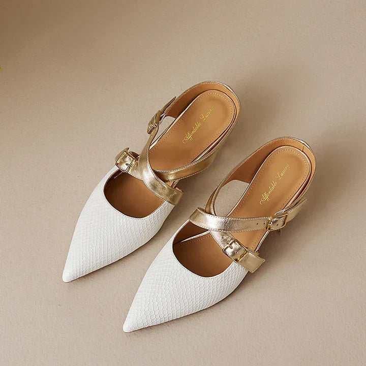 Zelle | Mules in Pelle Vera
