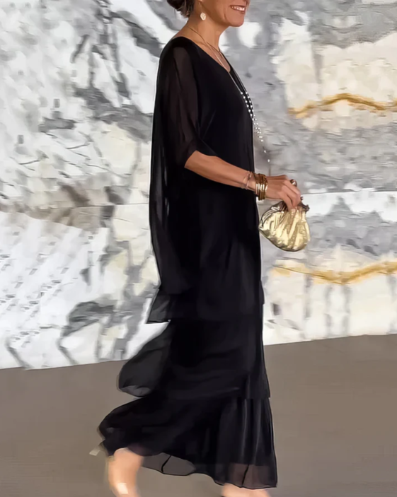 Lara – Elegante vestito lungo e vaporoso