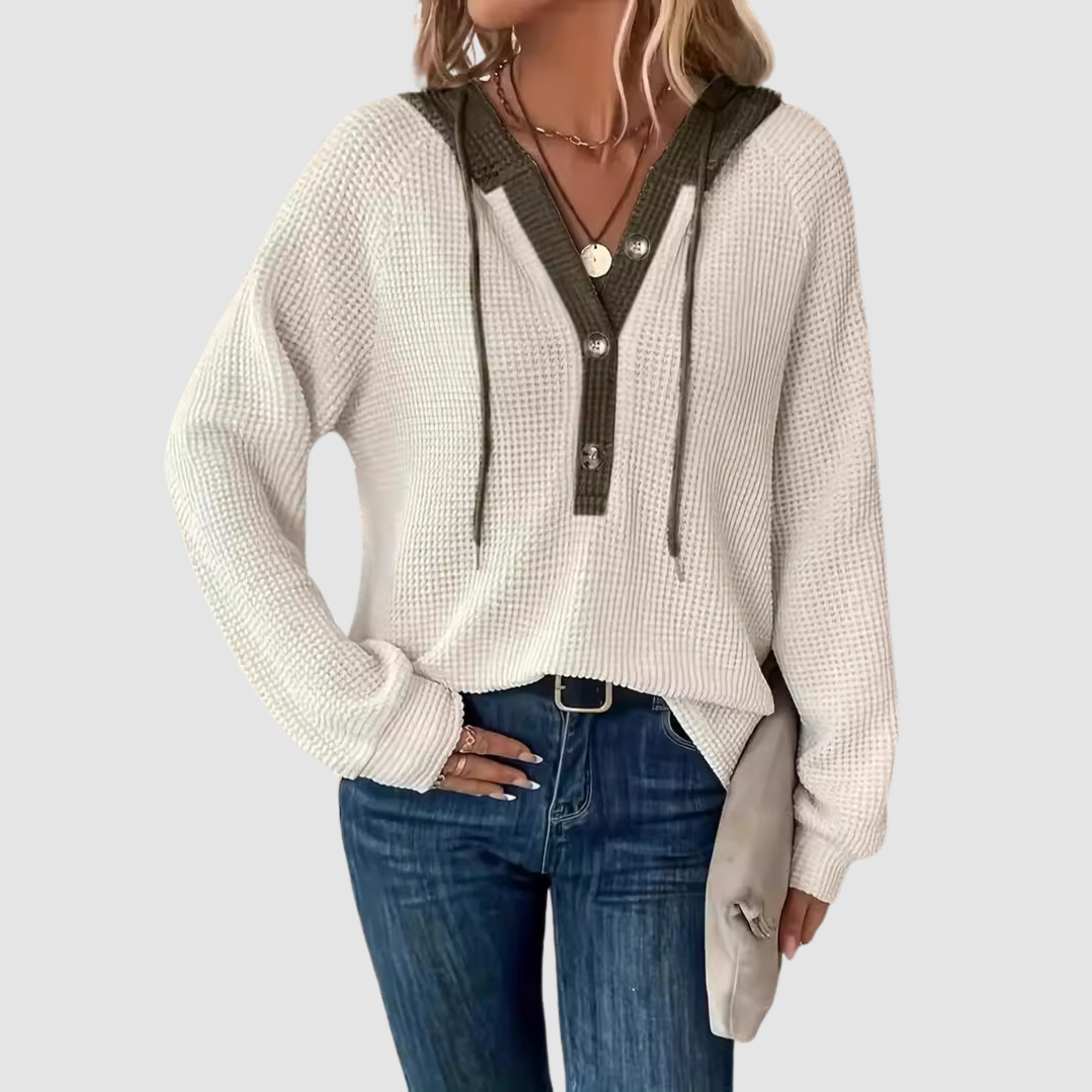 Patrizia | Maglione con Cappuccio – Lucia Toscana