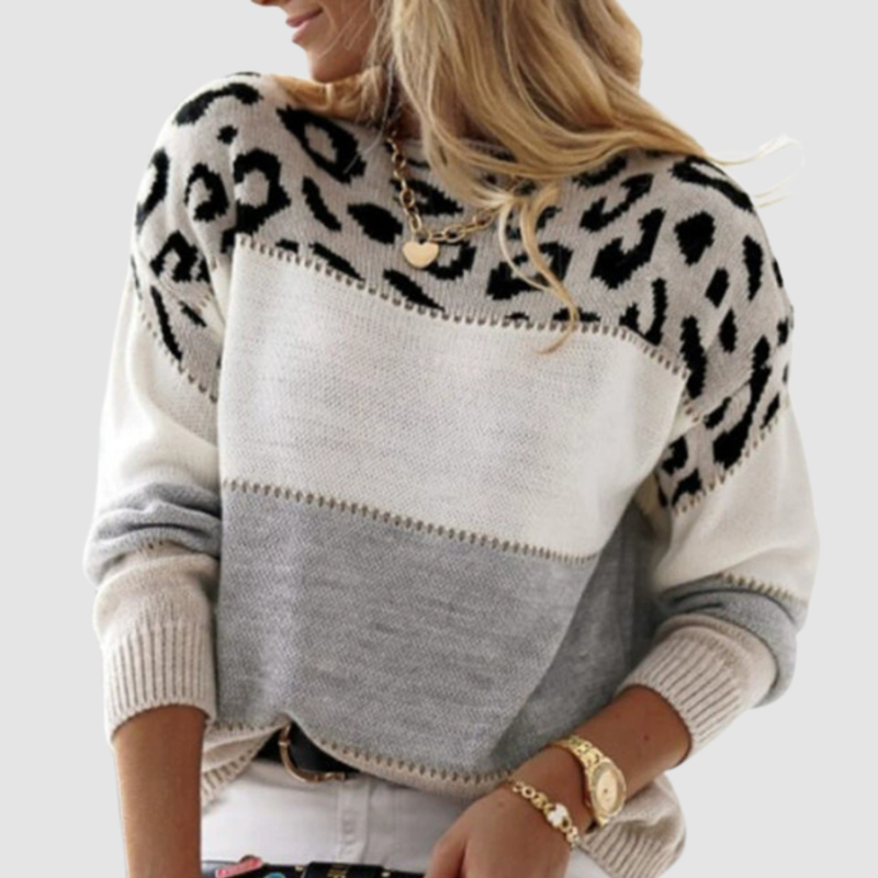 Carmela | Maglione Fantasia Animalier – Lucia Toscana