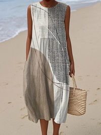 Maya | Sleeveless A-Line Maxi Dress