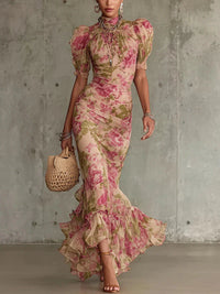 Harper | Vintage Floral Maxi Dress