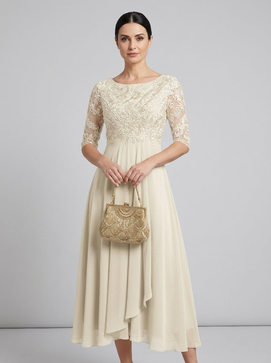 Ilinca | Abito Midi con Corpetto Traforato – Lucia Toscana
