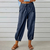 Lena™ | Pantaloni Relaxed a Vita Alta