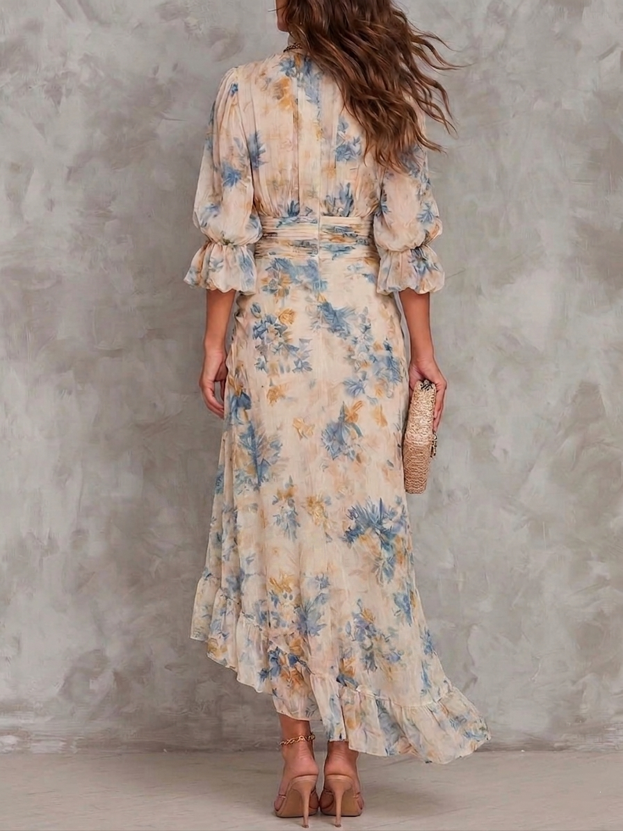 Cora | Vestito Maxi Floreale