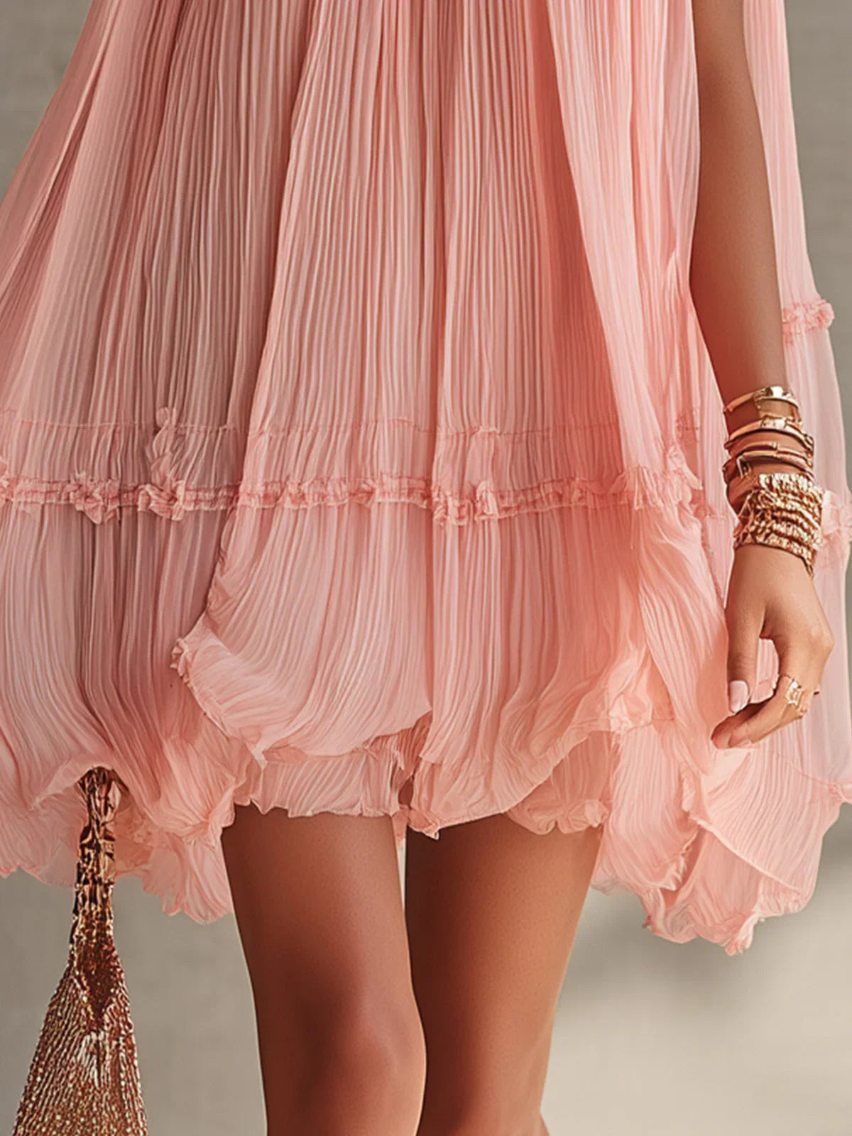 Vivian | Chiffon Mini Dress