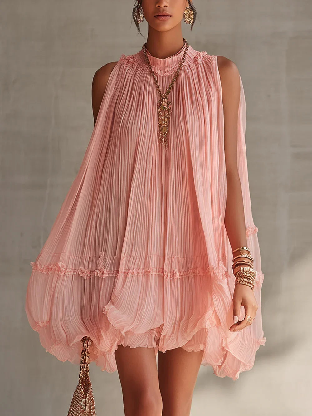 Vivian | Chiffon Mini Dress