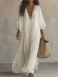 Anna – White Pearl Dress