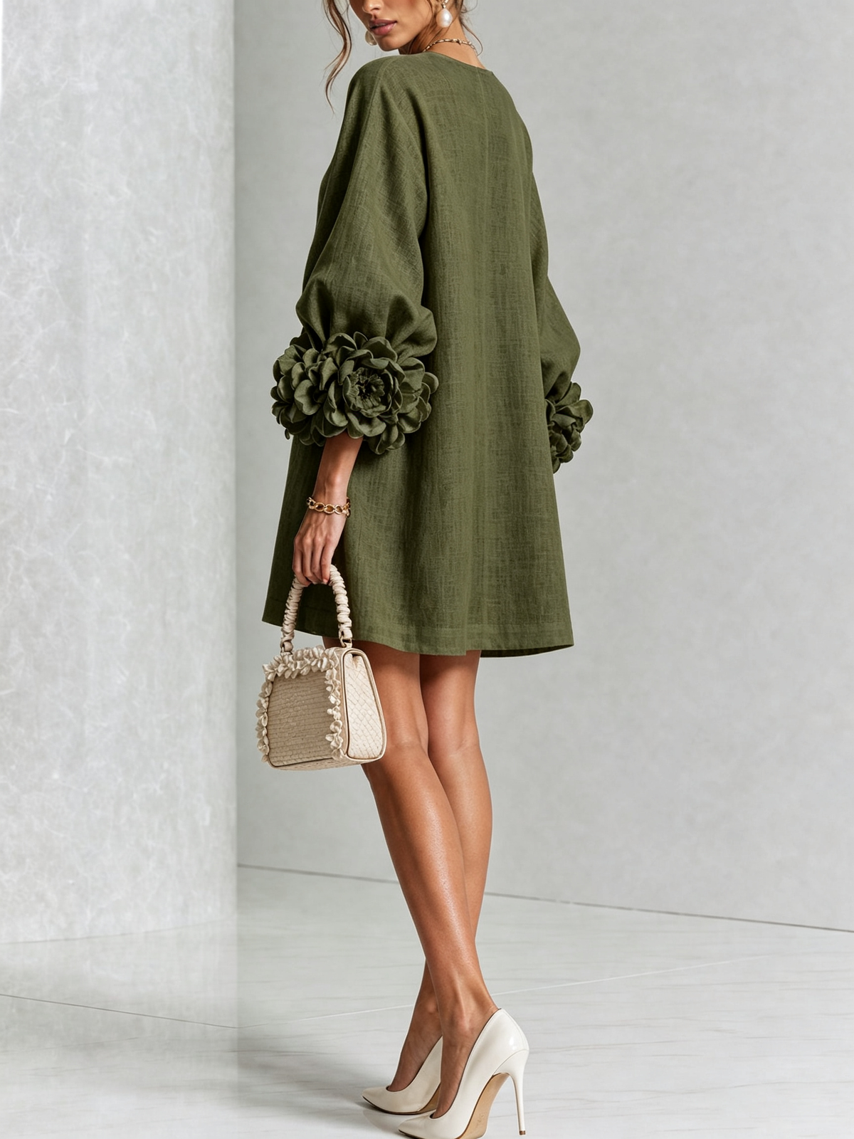Rosalie | Abito Mini con Bottoni