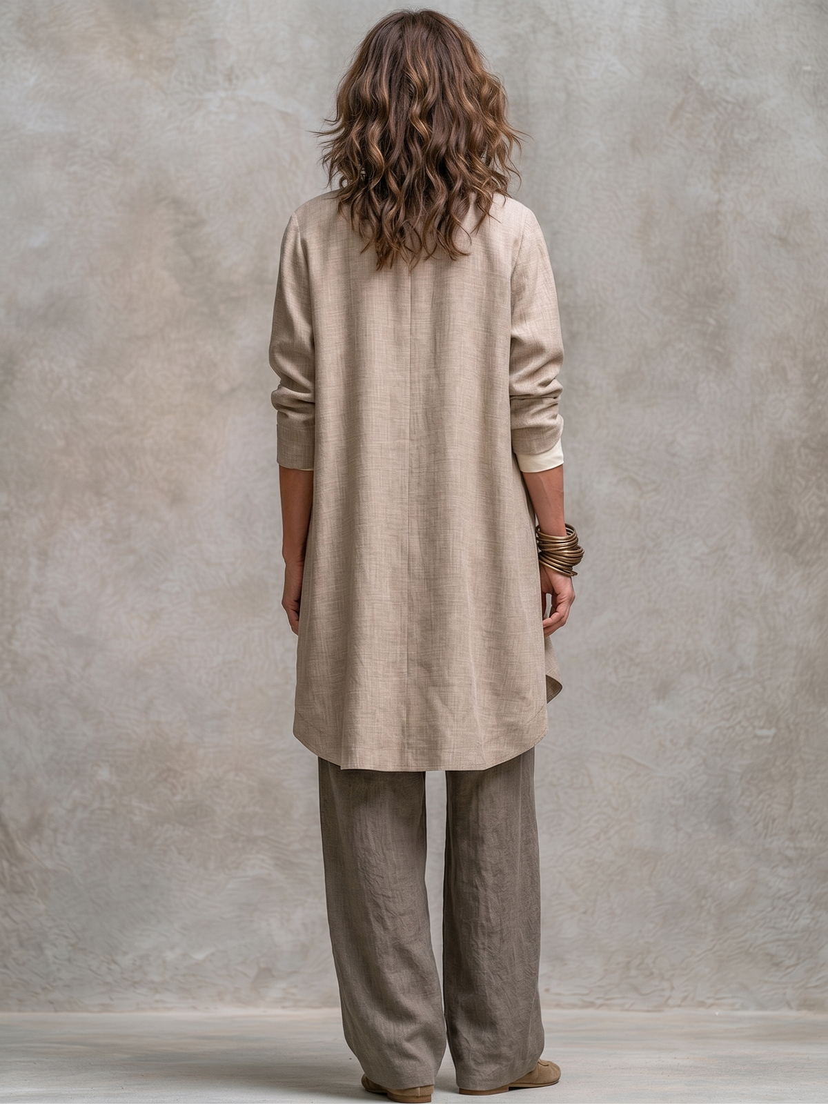 ELIANA | COMPLETO A TRE PEZZI CON PANTALONI AMPI