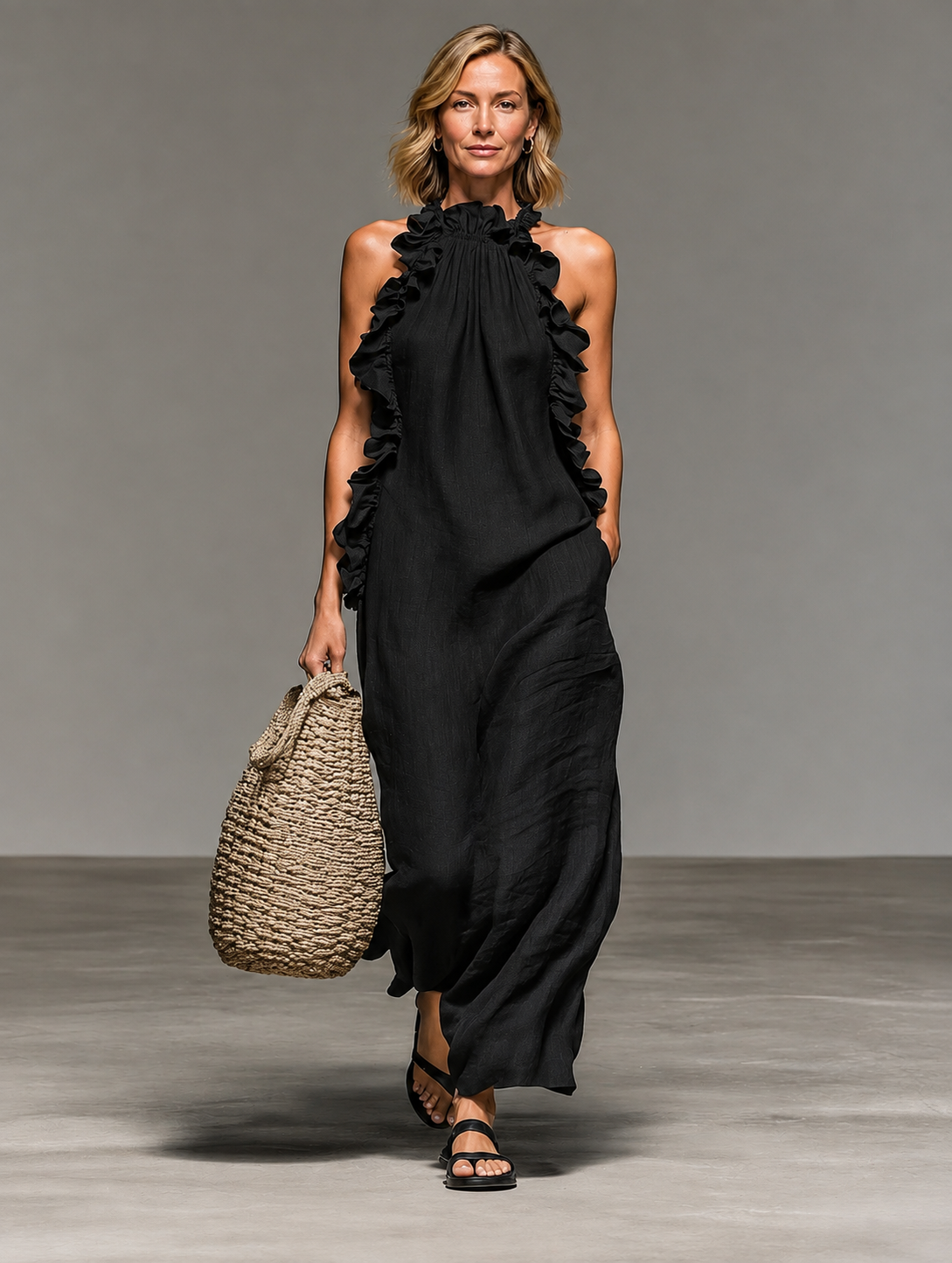 Emma | Maxi con Rouches Morbido