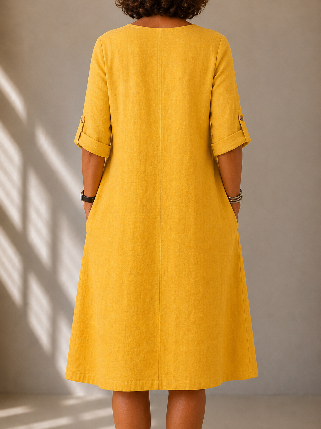 Imani | Long-Sleeve Fluid Dress