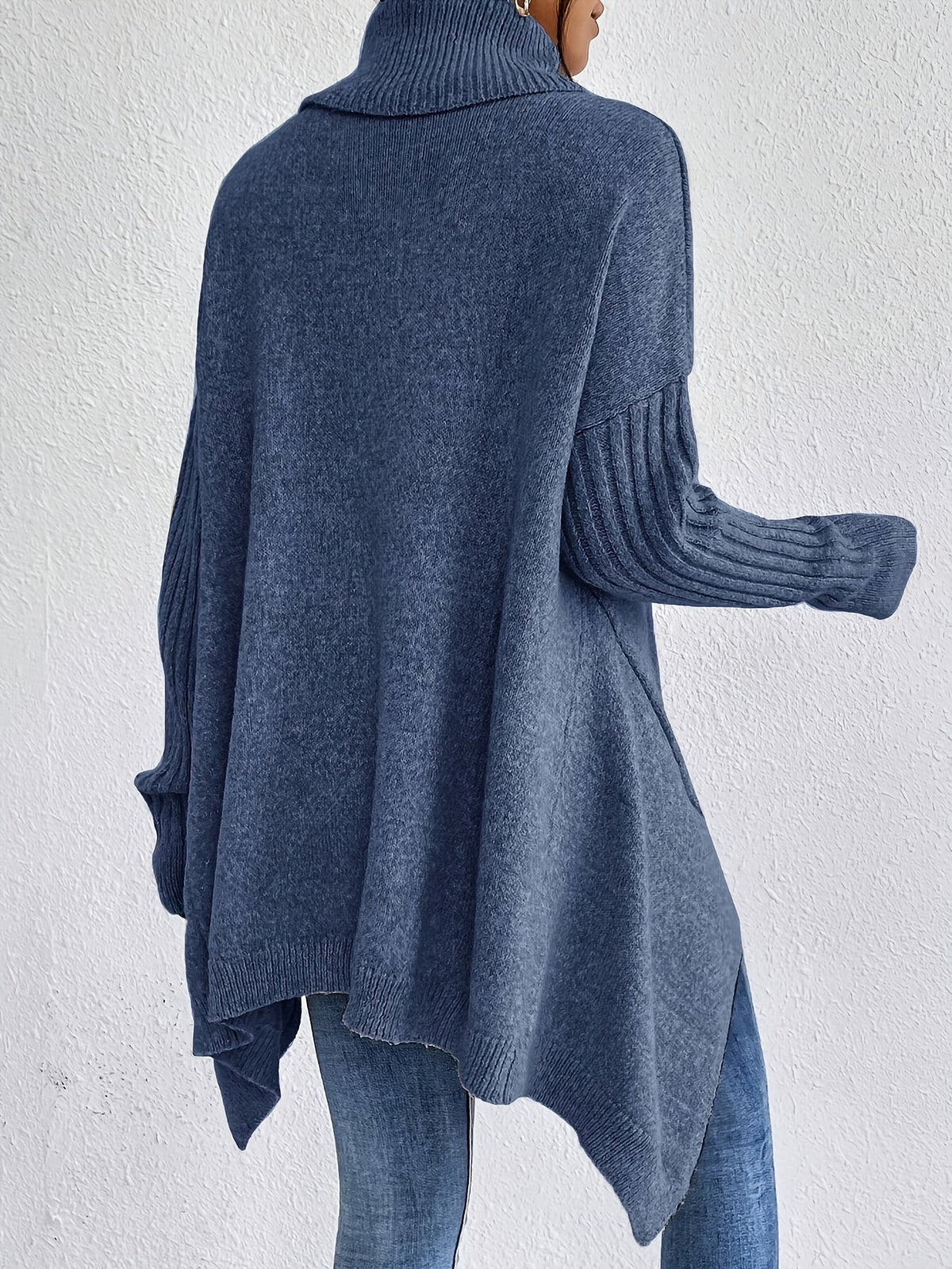 Ersilia | Maglione Oversize con Collo Alto – Lucia Toscana