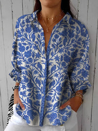 Frederikke | Blusa Giardino Blu