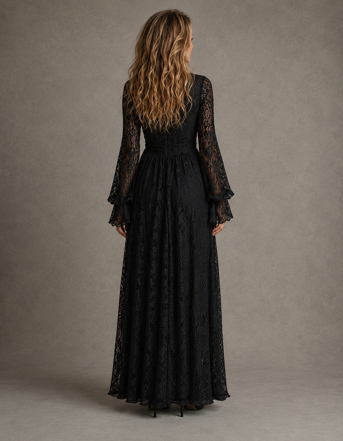 Charlotte | Abito Maxi con Scollatura a V Profonda per Donne