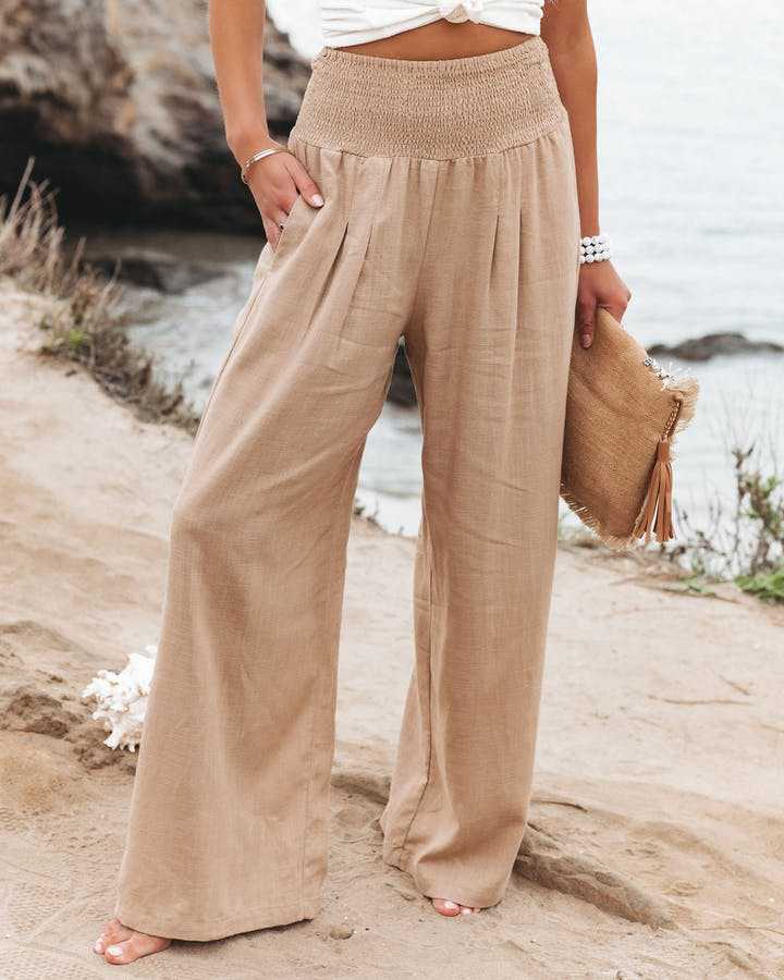 Susan™ | Pantaloni da Spiaggia Fluttuanti con Gamba Larga