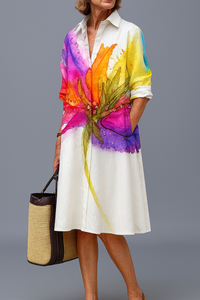 Lydia | Vestito midi curato e stiloso