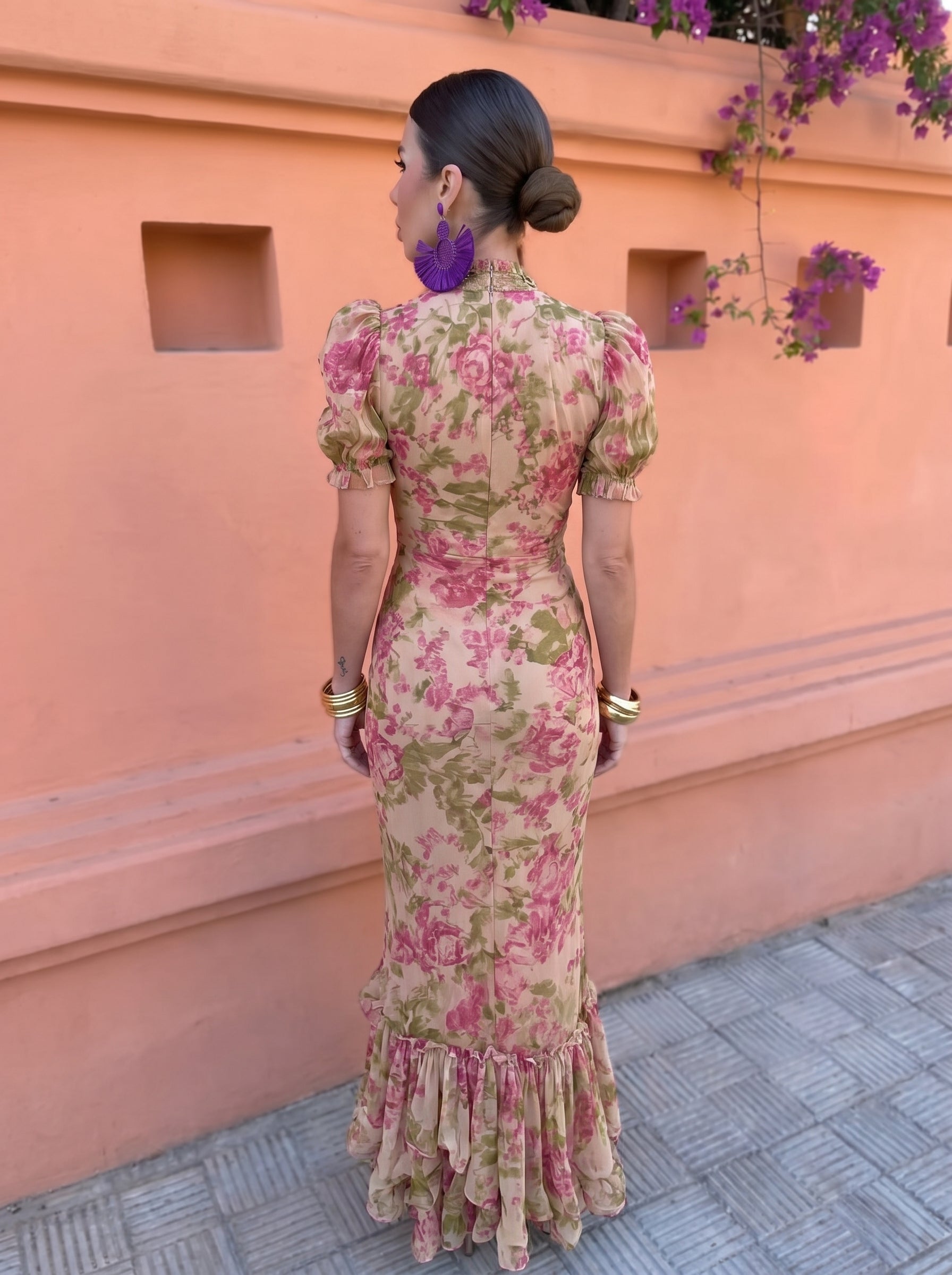 Happiness™ | Floral Dress with Roses