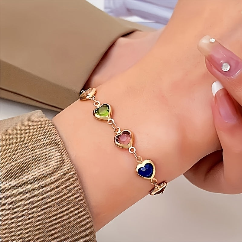 Bracciale a forma di cuore unico