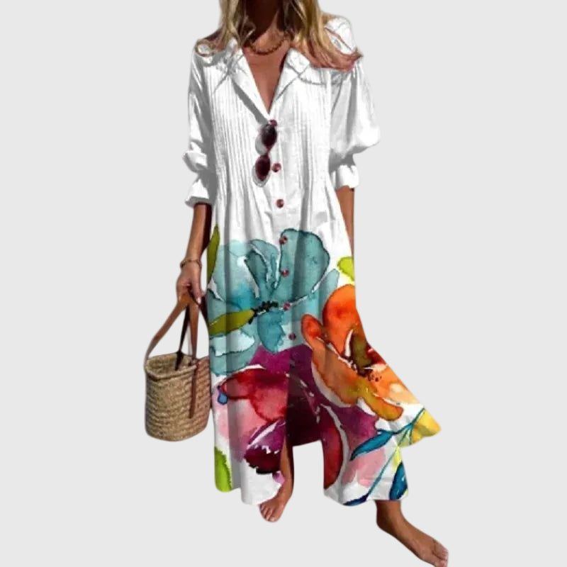 Zariah | Elegante abito lungo in stile bohemien