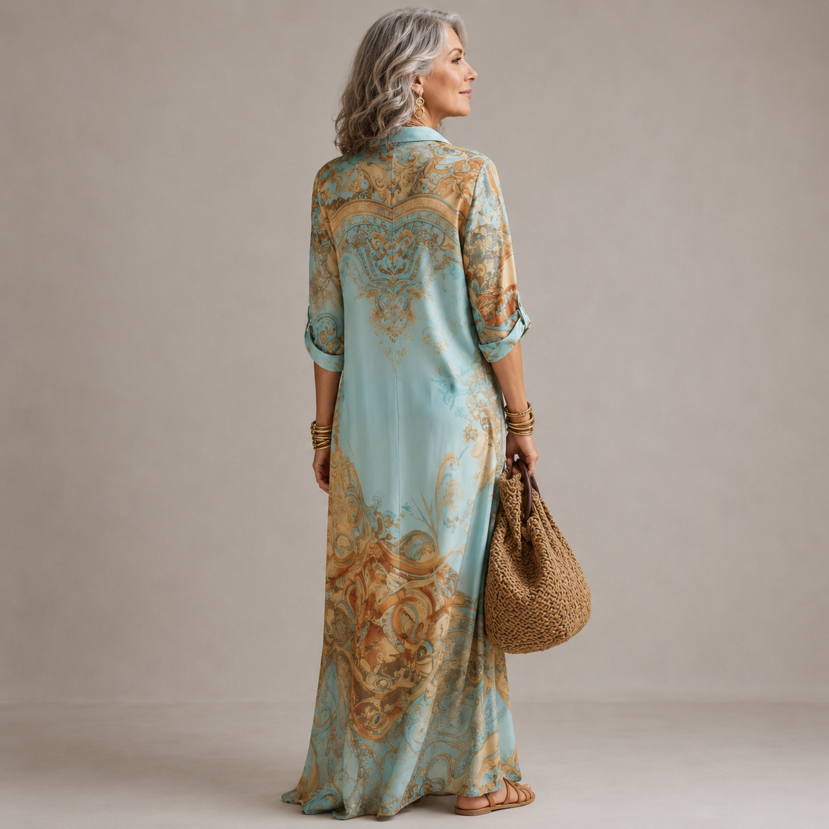 Evalexy I Maxi Dress Stampa Lusso
